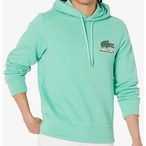 Unisex Lacoste x Minecraft Cotton Fleece Hoodie  size L